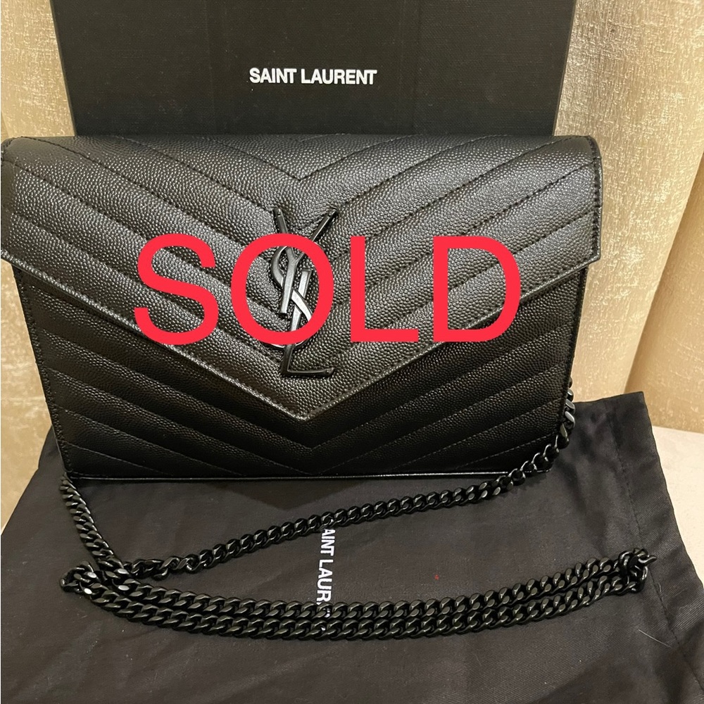Yves Saint Laurent leather crossbody bag